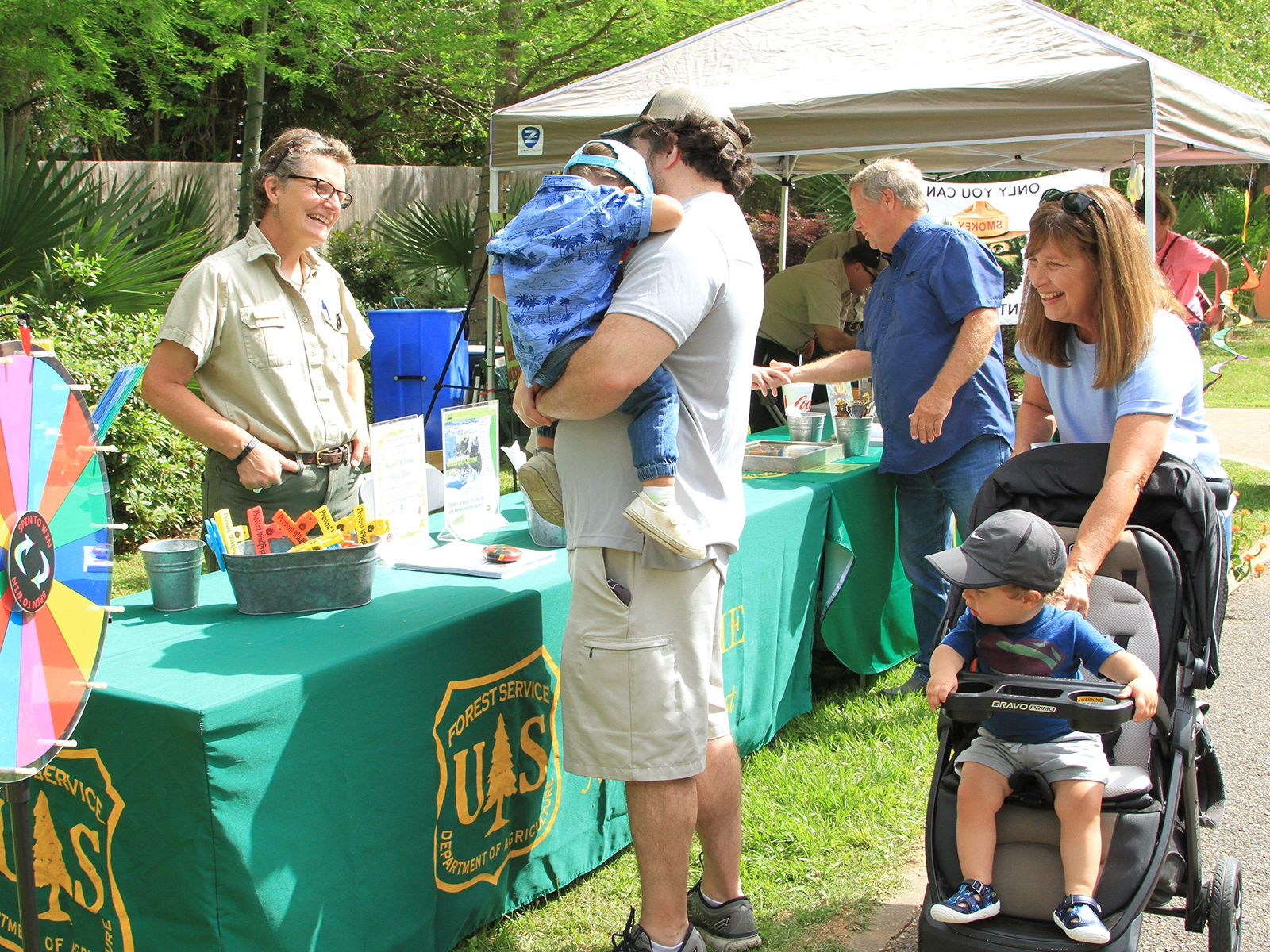 US Forest Service booth