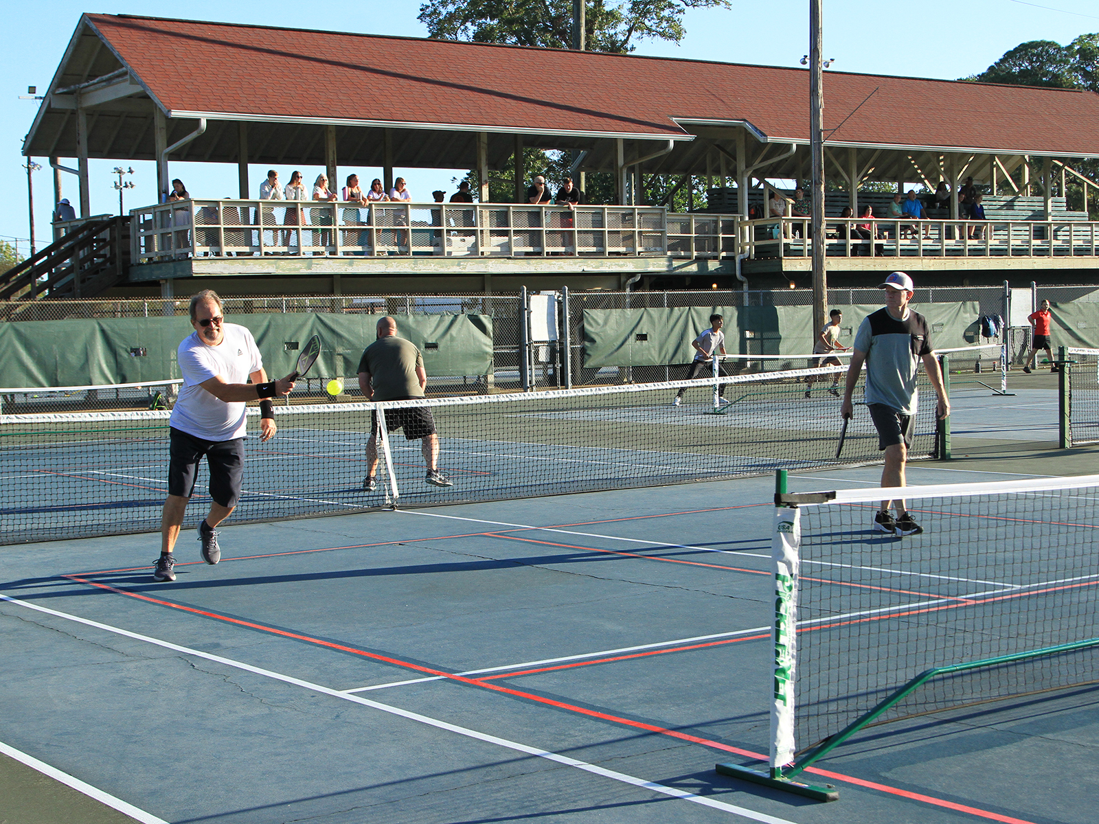 pickleball players
