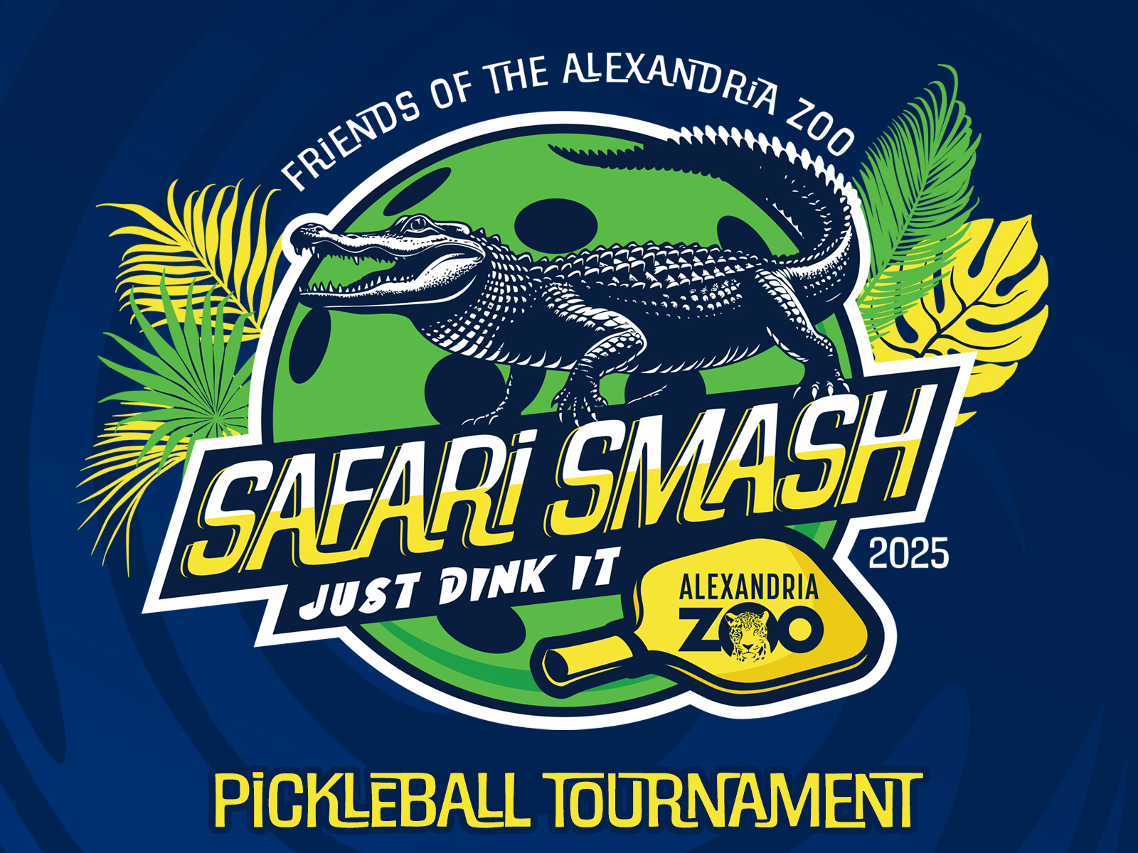 logo Safari Smash Pickleball Tournament